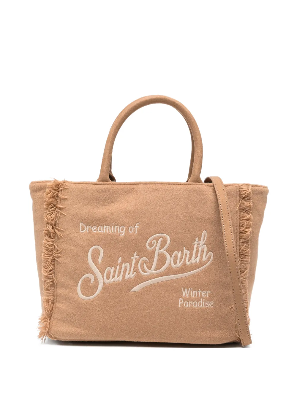 MC2 Saint Barth Colette Felt embroidered tote bag - Toni neutri