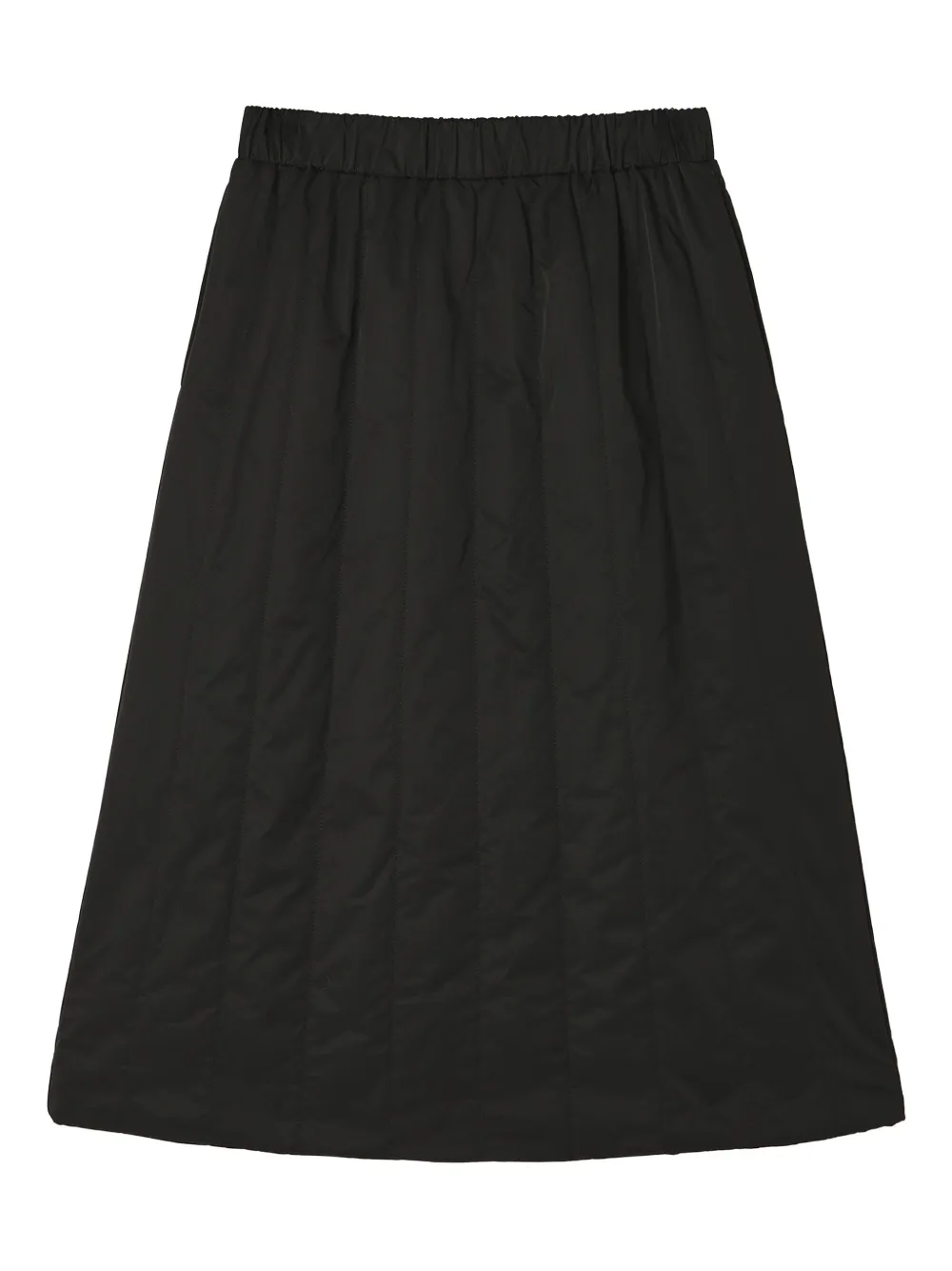 b+ab quilted midi skirt - Nero