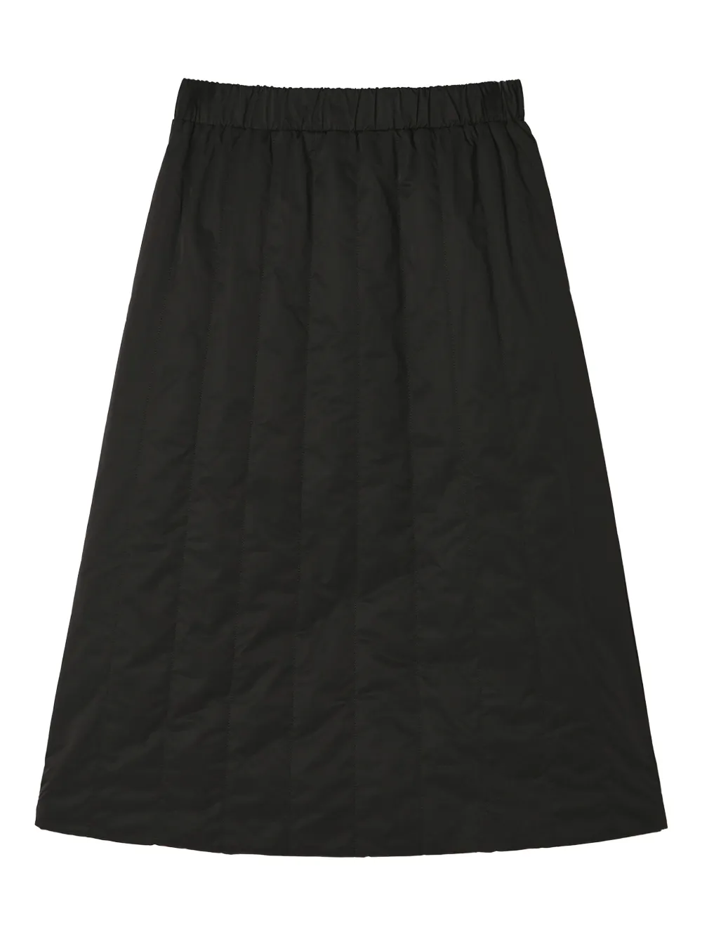 B+ab quilted midi skirt - Zwart