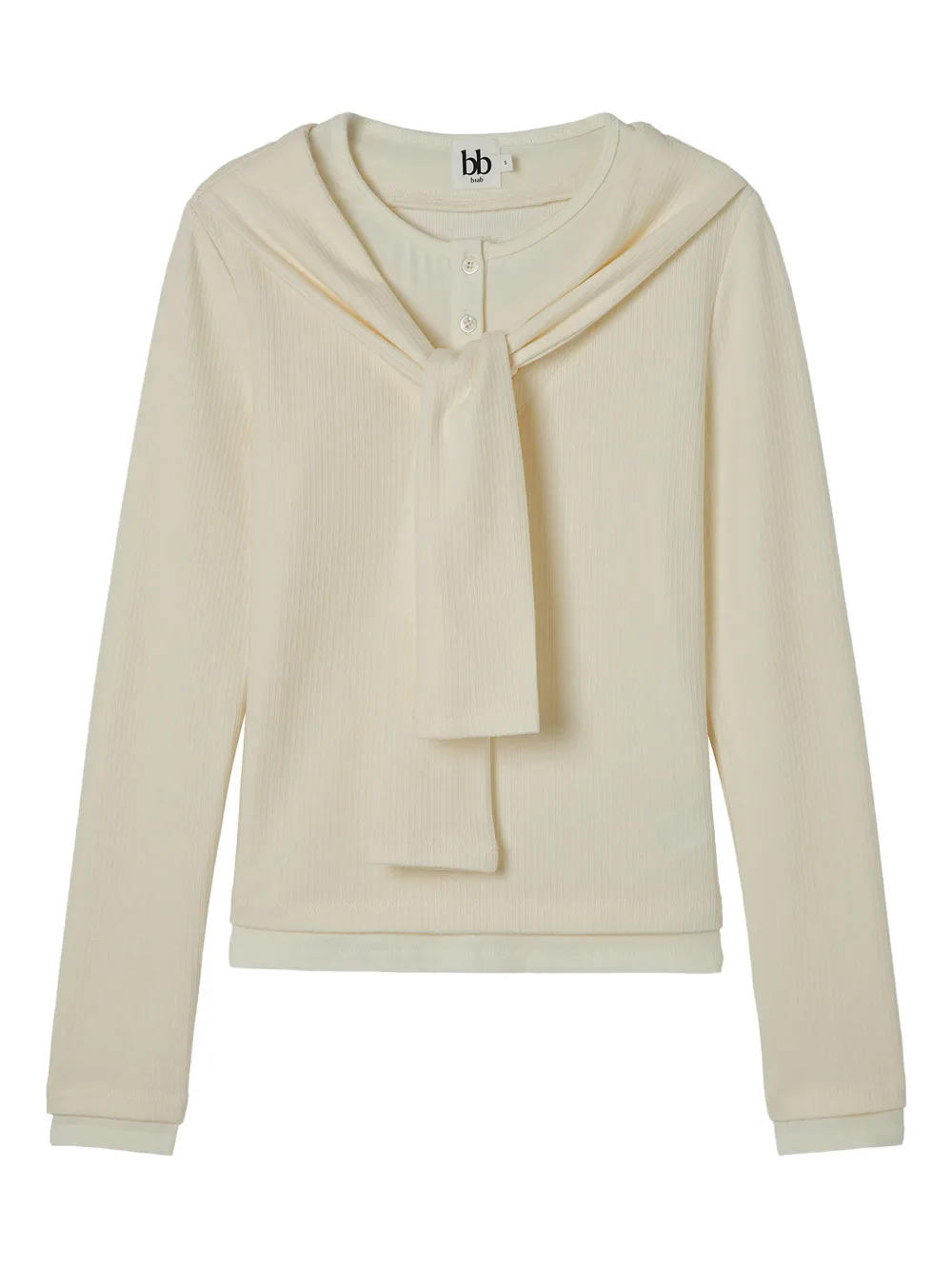 b+ab tie detail top - Toni neutri