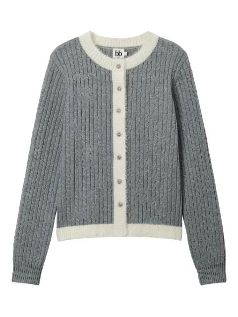 b+ab cable-knit button cardigan