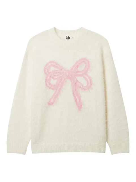 b+ab bow knitted sweater