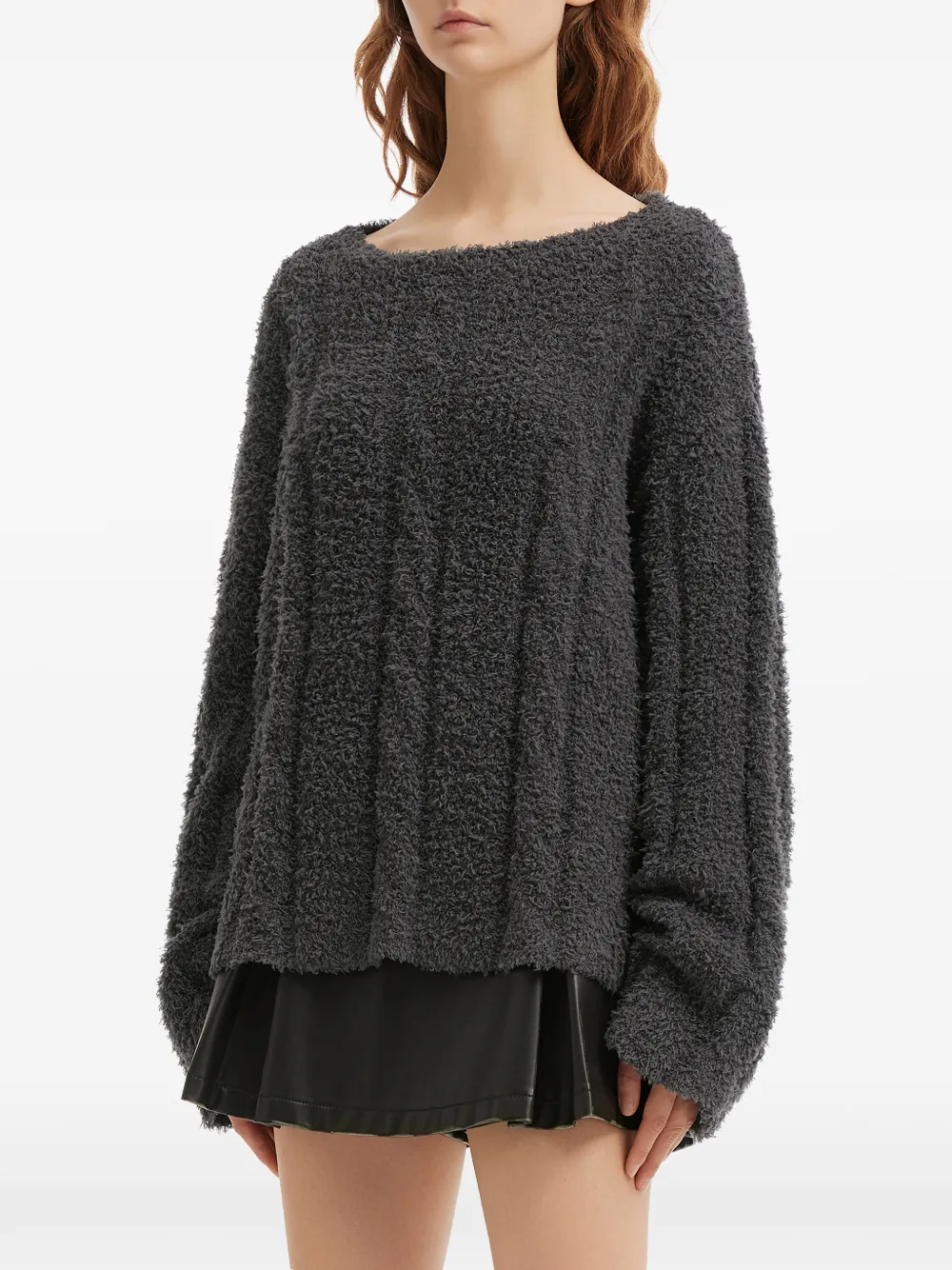  B+ab Long-sleeve Sweater - Grey 