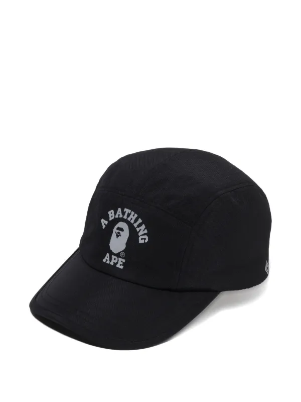 A BATHING APE® ロゴ キャップ | ブラック | FARFETCH JP