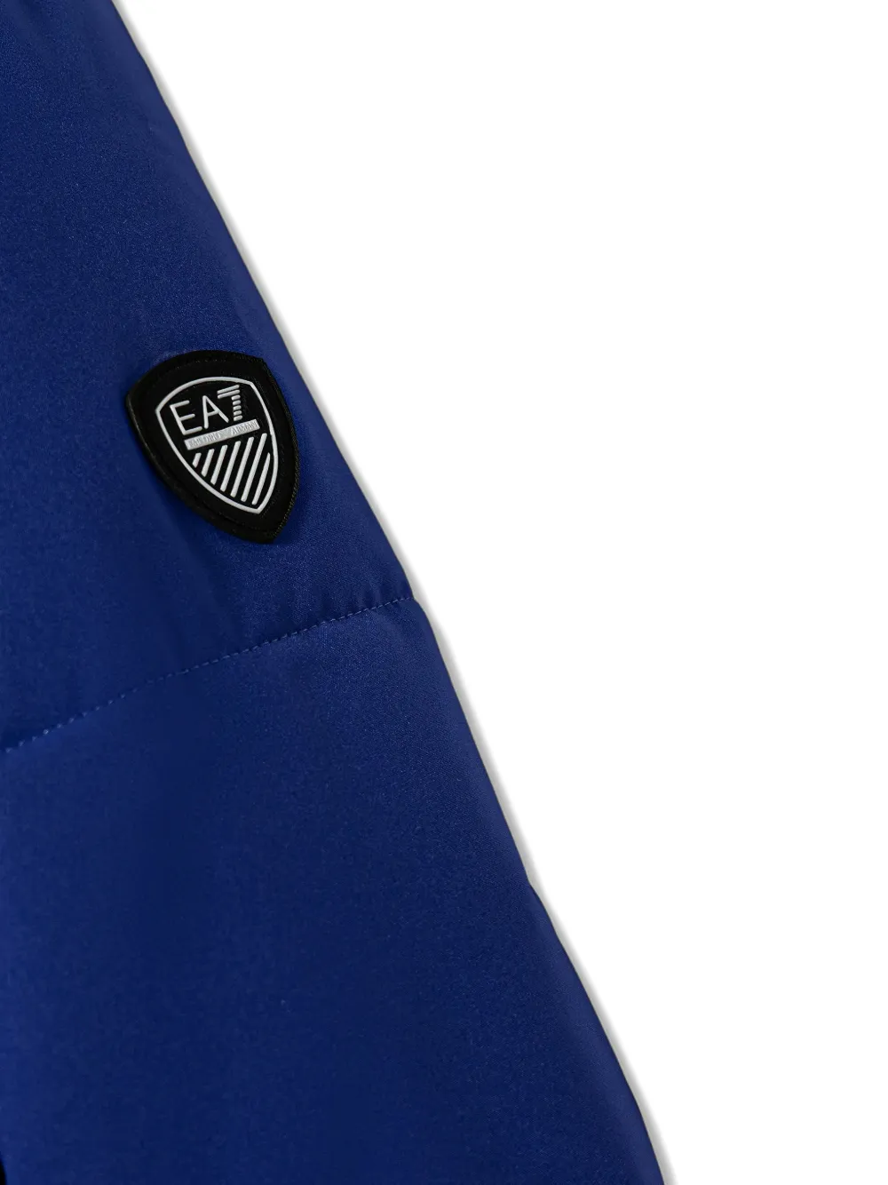 Emporio Armani Kids Jack met colourblocking en capuchon Blauw