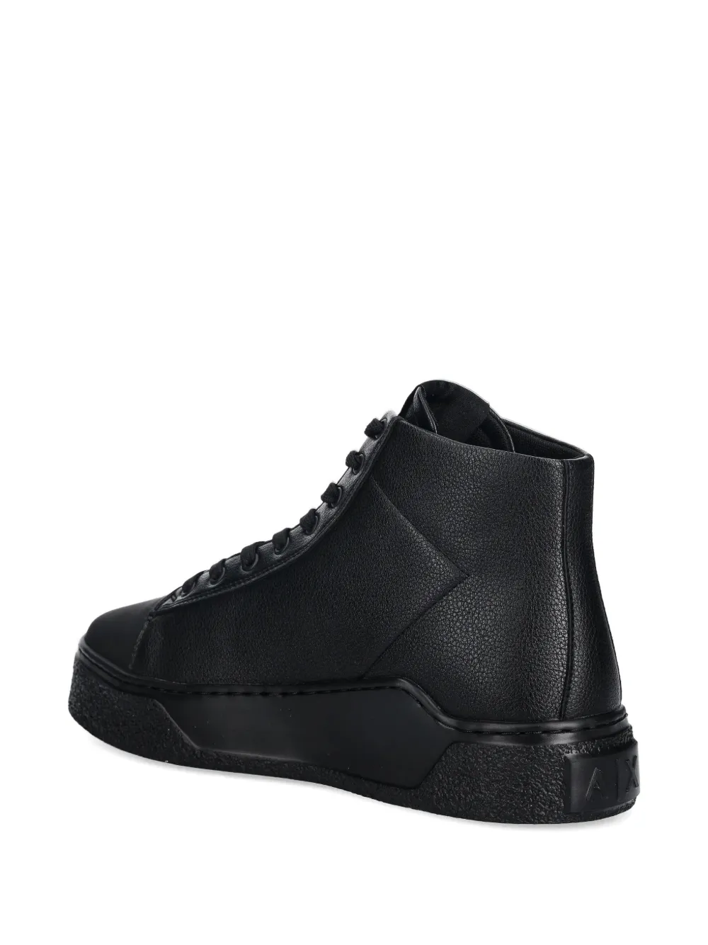 Armani Exchange High-top sneakers Zwart