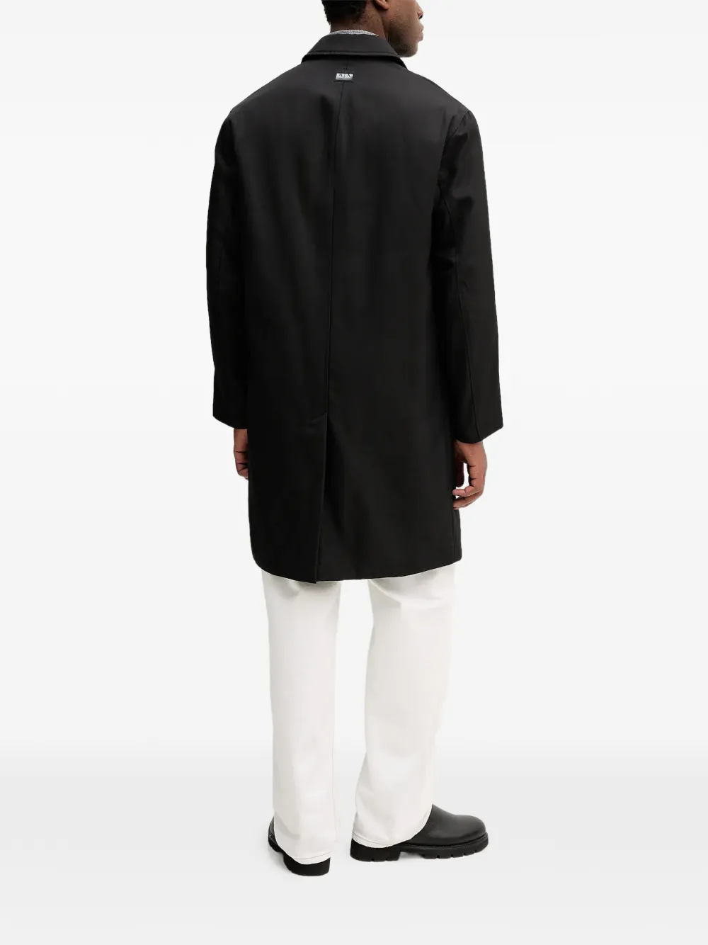  Armani Exchange Button-fastening Coat - Black 
