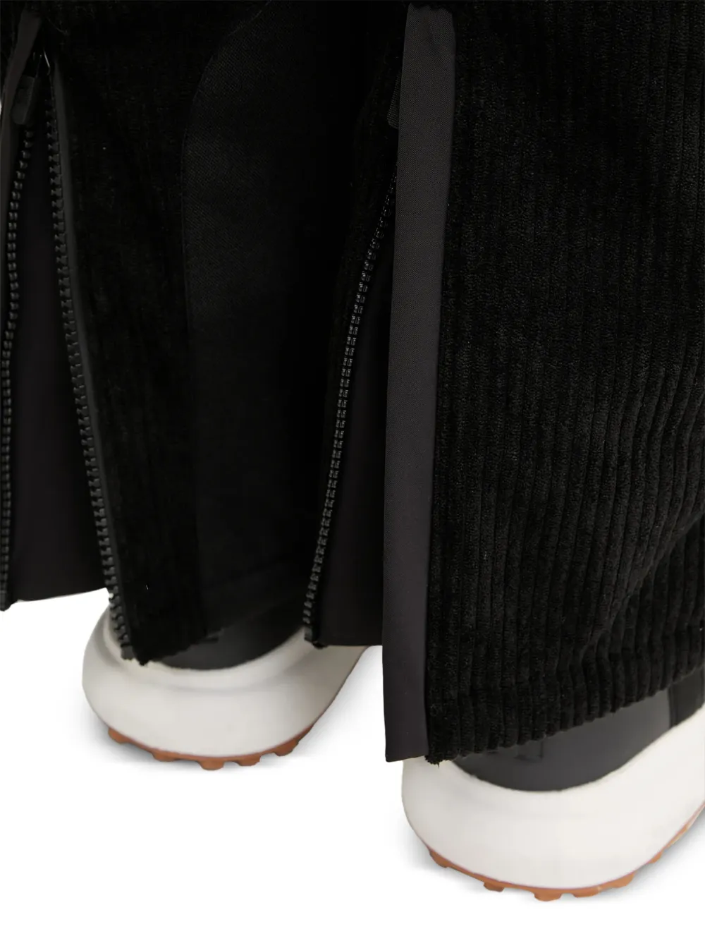 Ea7 Emporio Armani Ribfluwelen skibroek Zwart