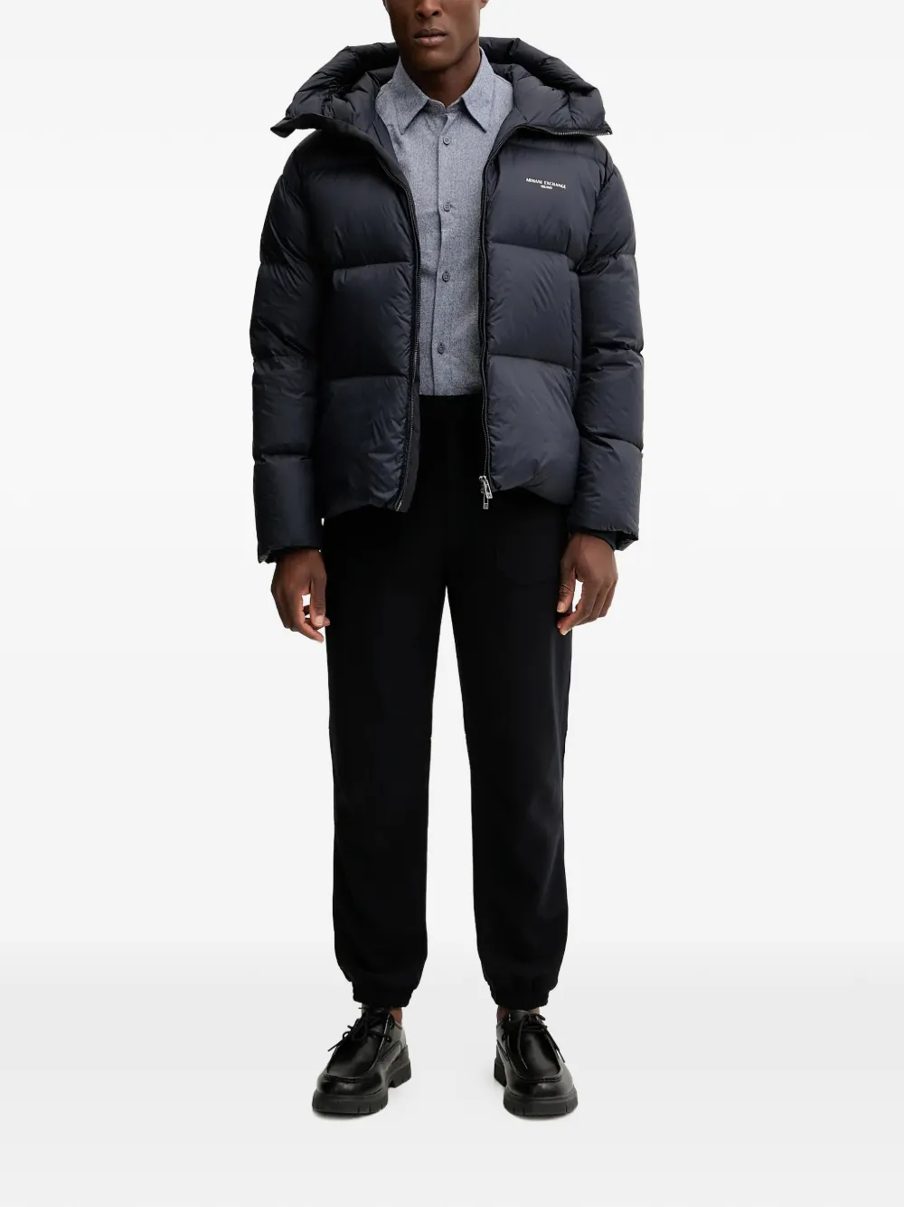 Armani Exchange logo-print padded jacket | Down Jackets | Image 2