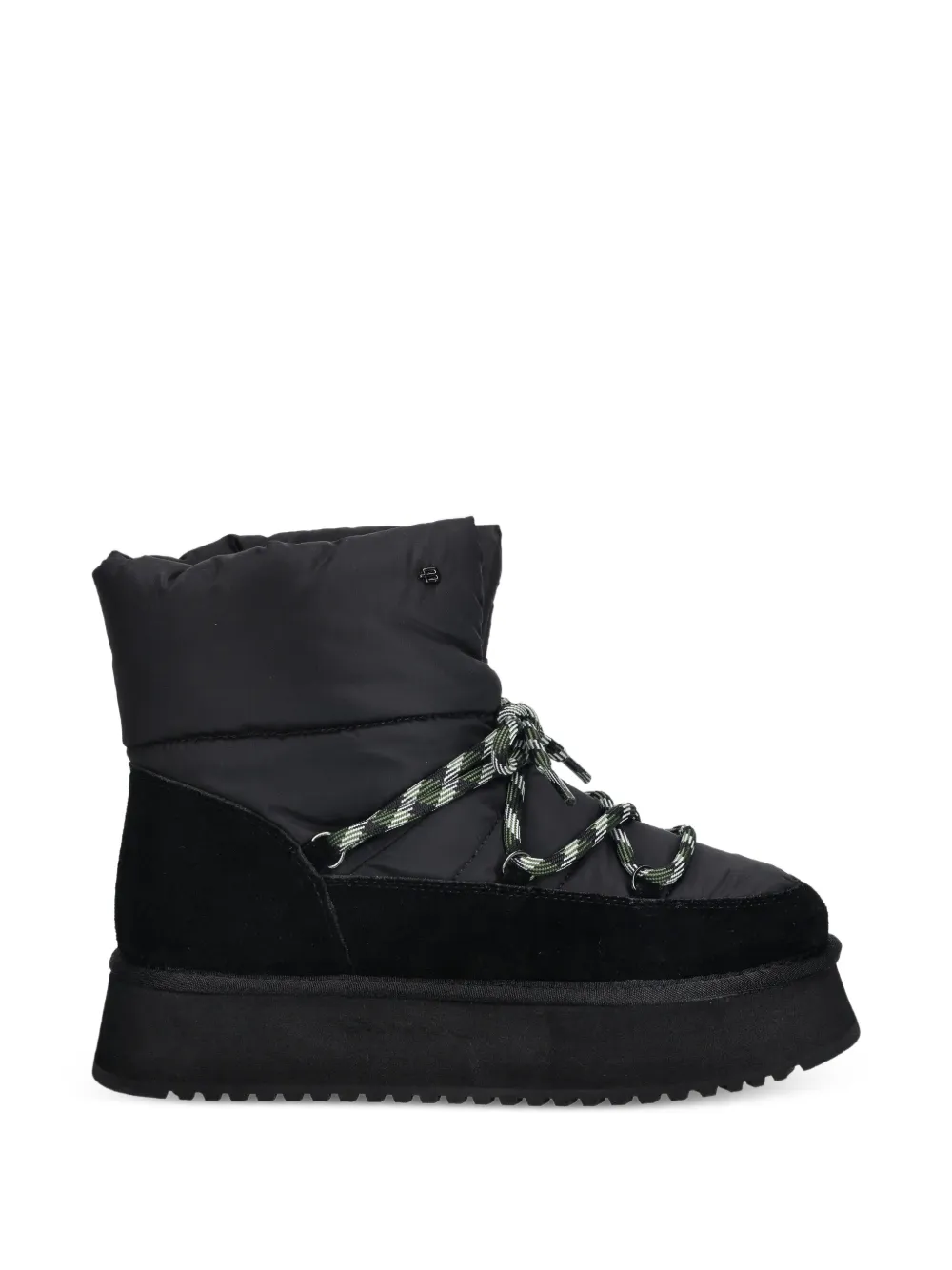 Baldinini padded platform ankle boots - Nero