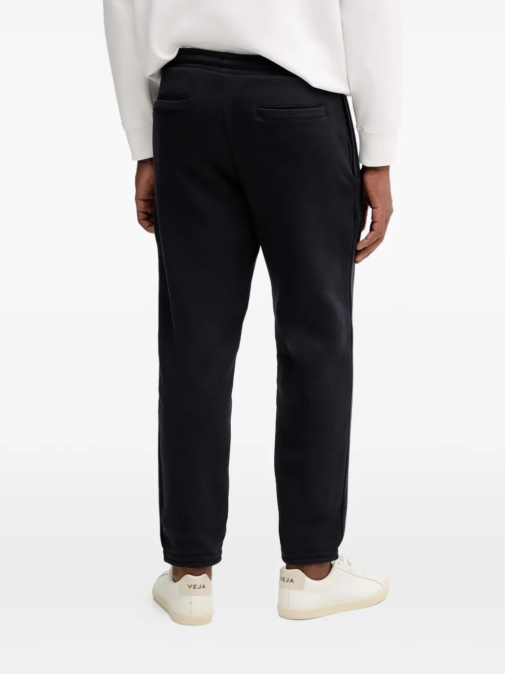 Armani Exchange Trainingsbroek met logodetail en trekkoord Blauw