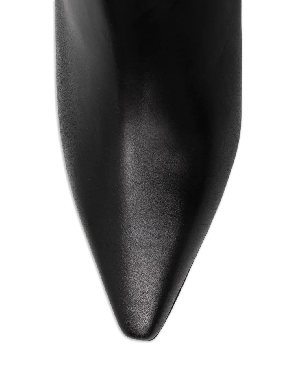 Baldinini Leren knielaarzen met kettingdetail Zwart