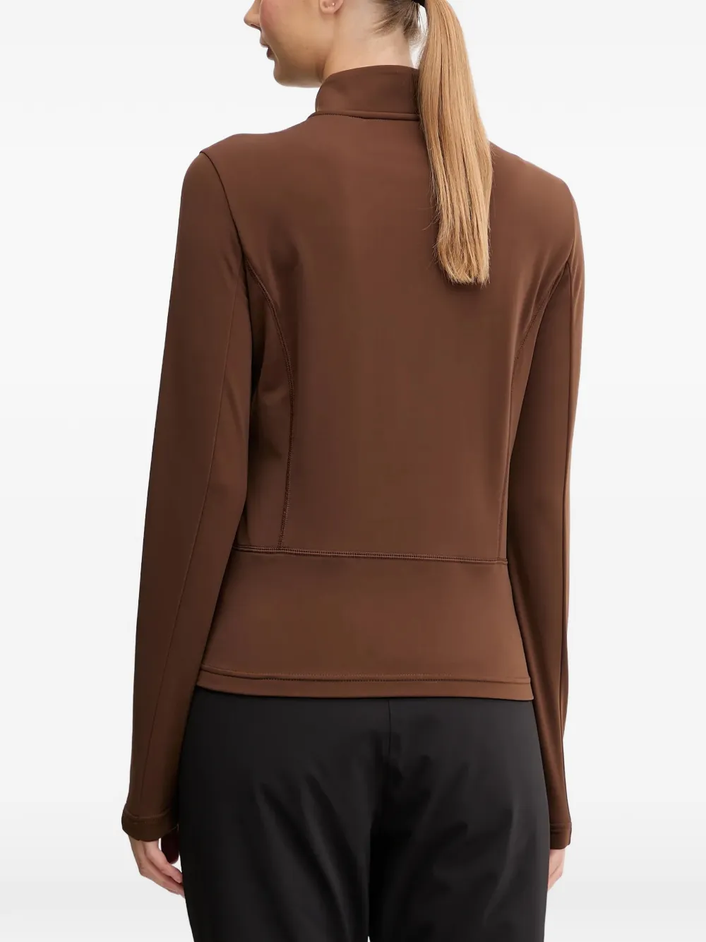 Ea7 Emporio Armani Ski-top met logoprint Bruin