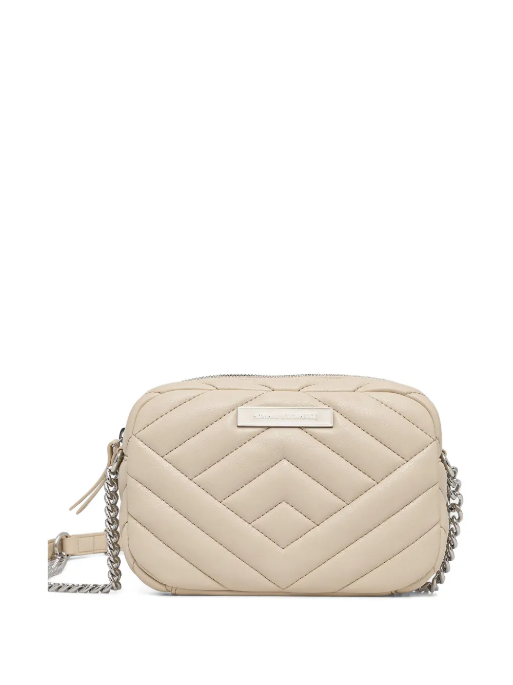 Armani Exchange quilted chain satchel - Toni neutri