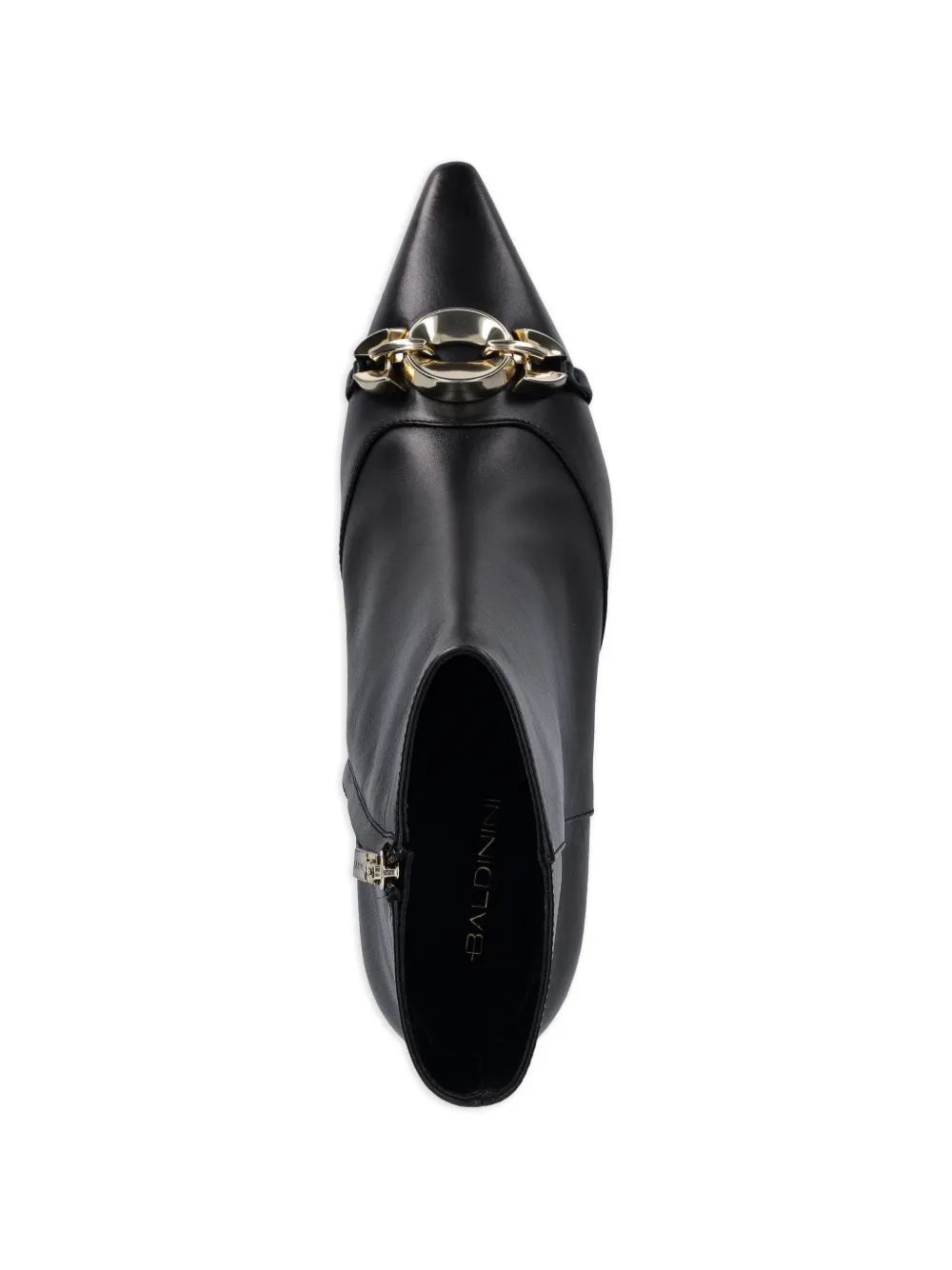 Baldinini Enkellaarzen met schakeldetail Zwart