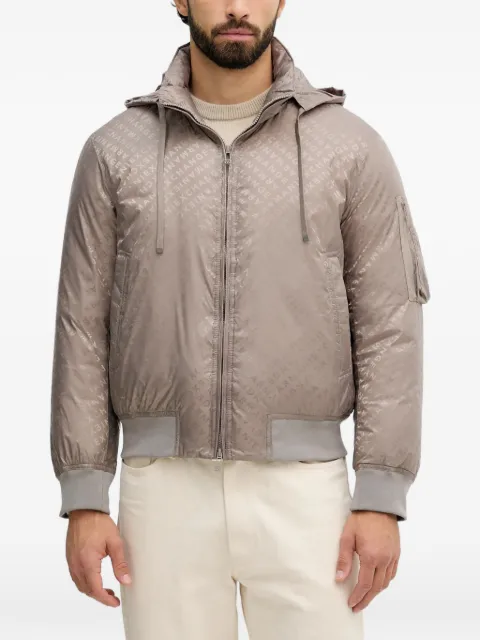 Armani Exchange logo-print padded jacket