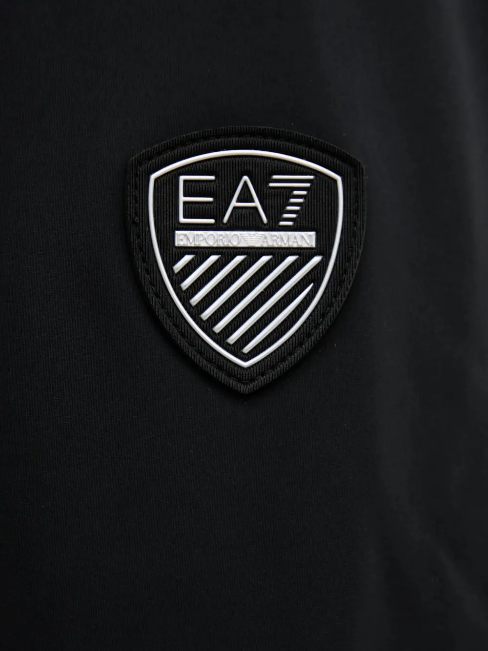 Ea7 Emporio Armani Ski-jack met capuchon Zwart