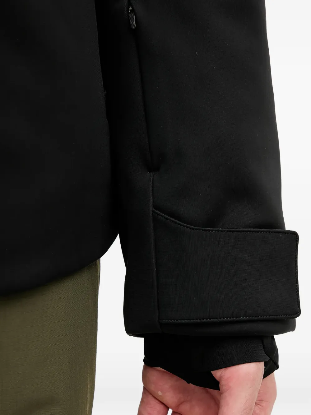 Ea7 Emporio Armani Ski-jack met capuchon Zwart