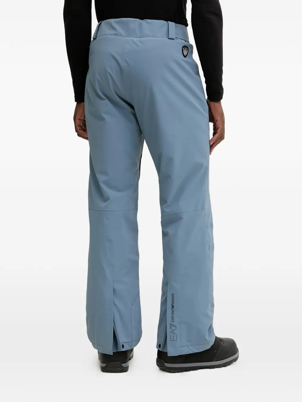 Ea7 Emporio Armani Skibroek met logo afwerking Blauw