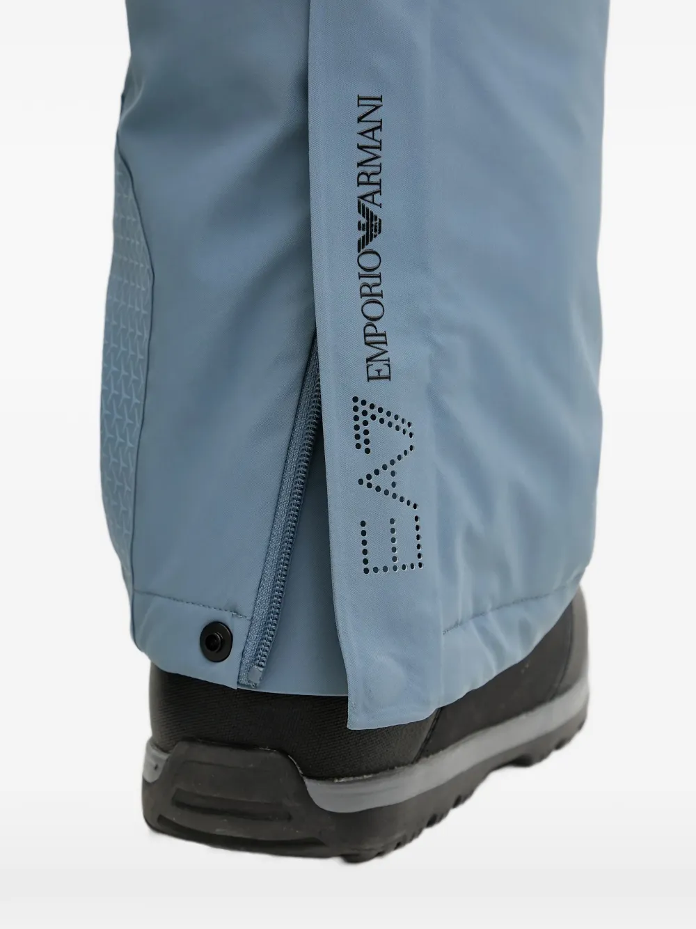 Ea7 Emporio Armani Skibroek met logo afwerking Blauw