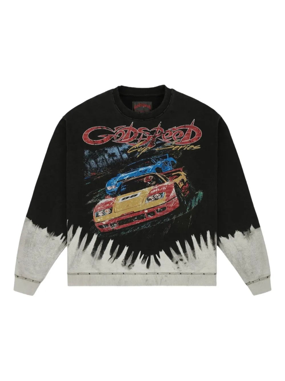 GODSPEED F.T.W LS graphic sweater | Black | Image 1
