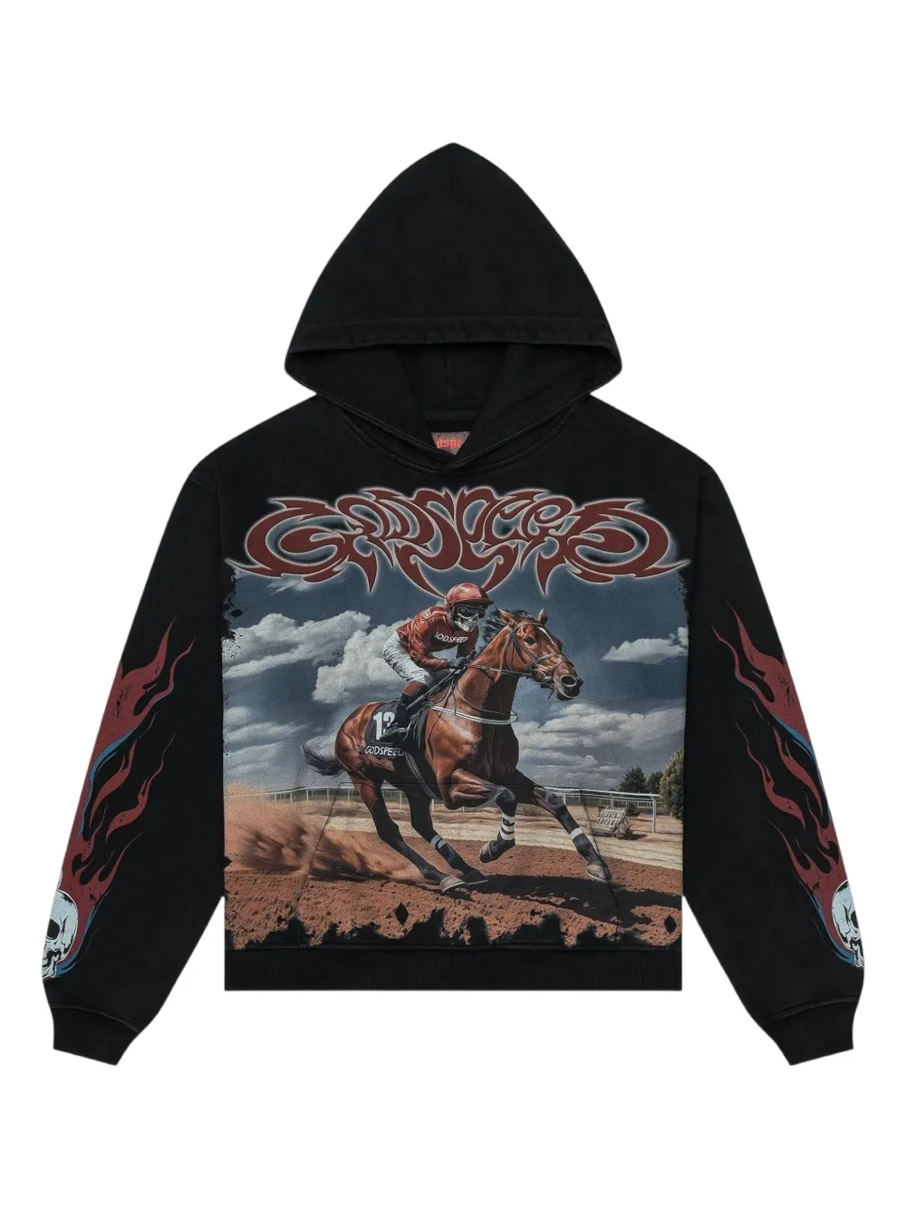 GODSPEED Thoroughbred hoodie | Black | Image 1