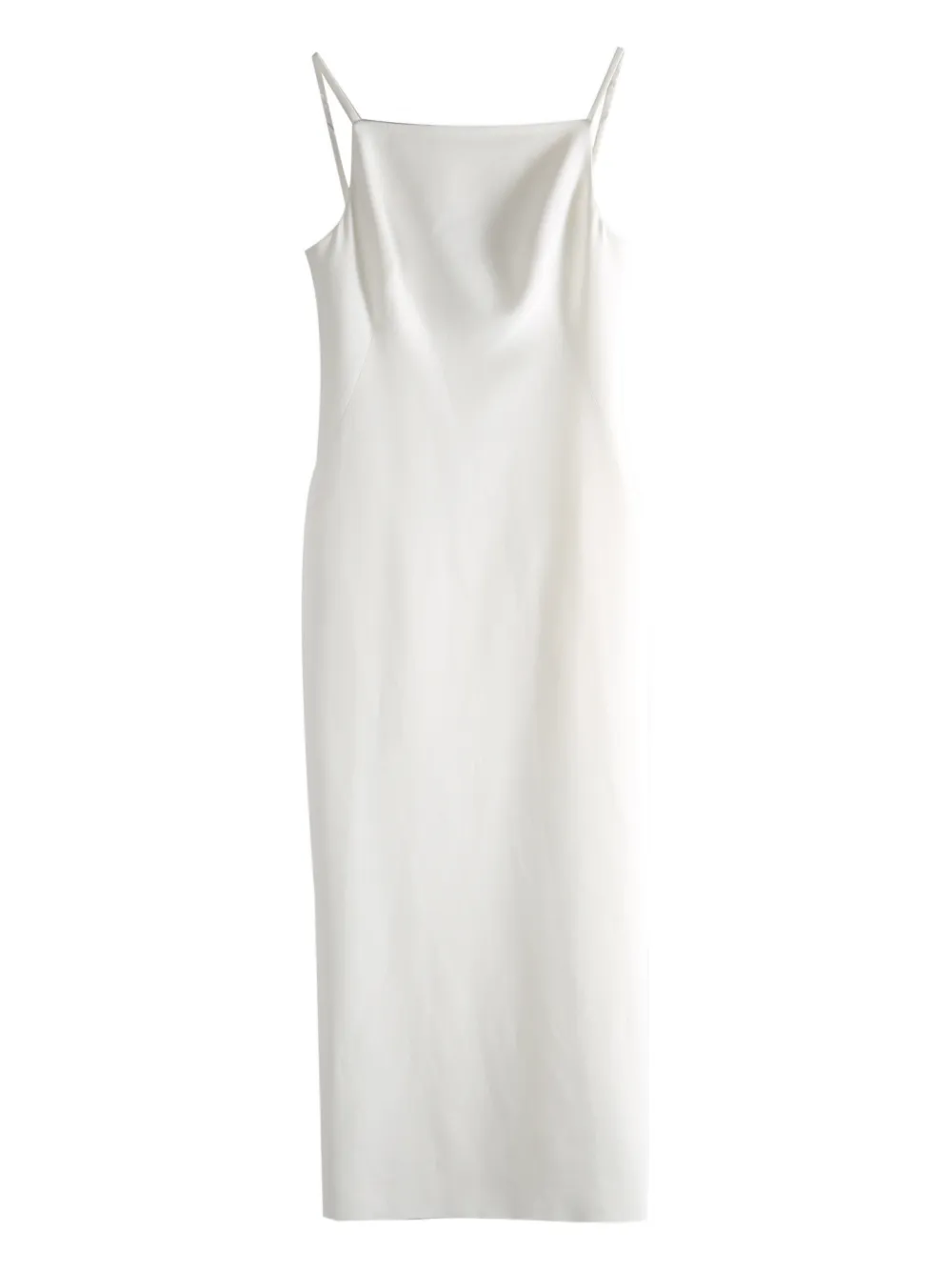 Givenchy Sliced square-neck maxi dress - Toni neutri