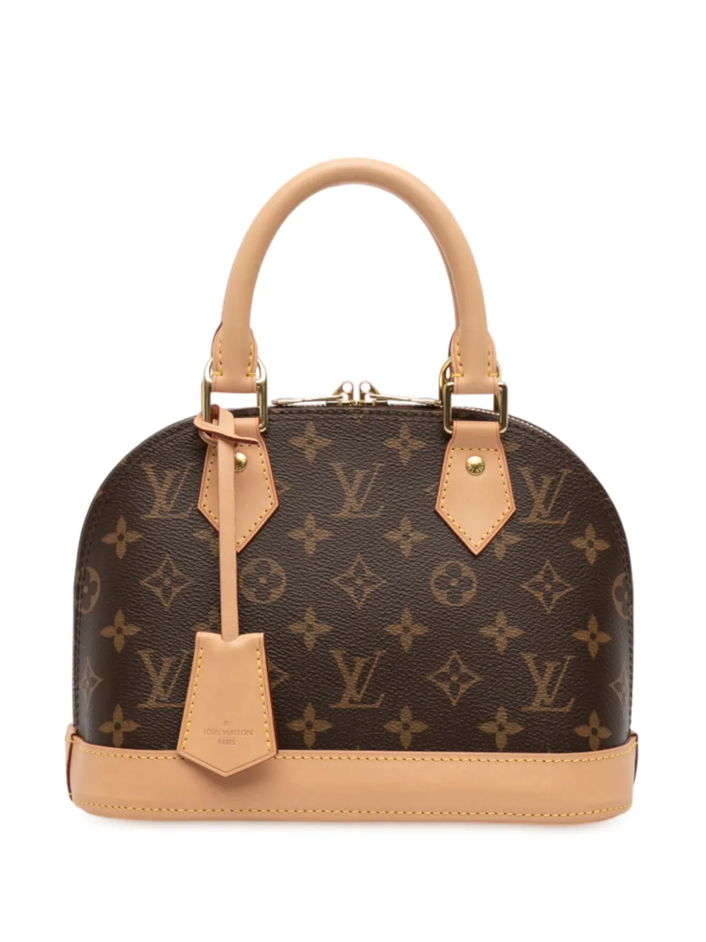Louis Vuitton Pre-Owned Borsa a tracolla Alma BB con monogramma 2021-2025 - Marrone