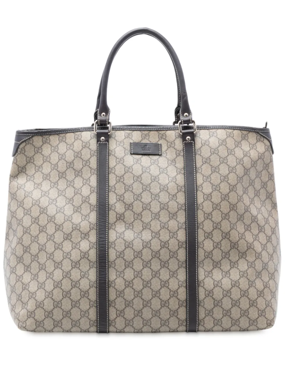 Gucci Pre-Owned Borsa da viaggio Weekender in tessuto GG Supreme 2016-2025 - Marrone