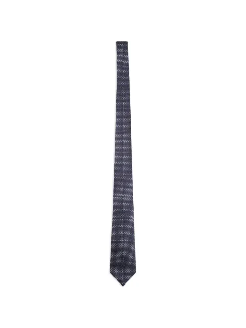 Giorgio Armani patterned silk tie