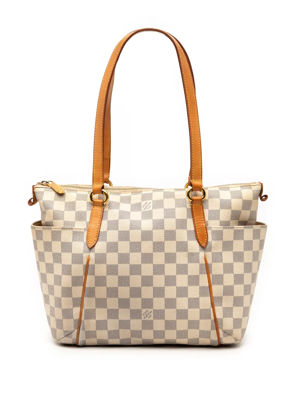 Louis Vuitton Pre-Owned Borsa tote Totally PM in tela Damier Azur 2009 - Bianco