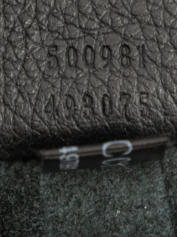 Gucci Pre-Owned 2016-2025 ミディアム レザー ロゴ ポートフォリオ 