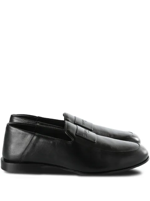Givenchy logo-appliqué leather loafers