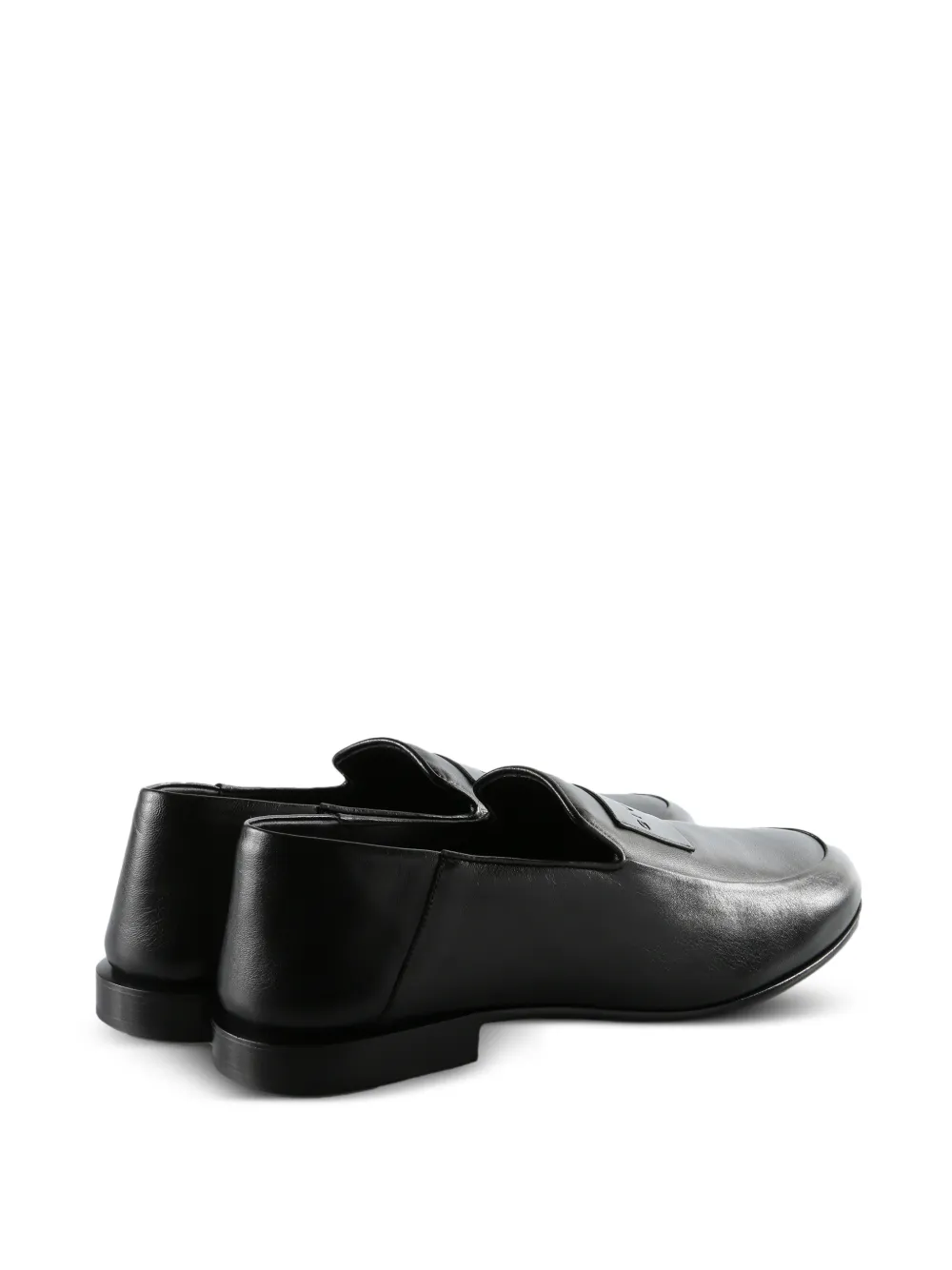 Givenchy Leren loafers met logo-applicatie Zwart