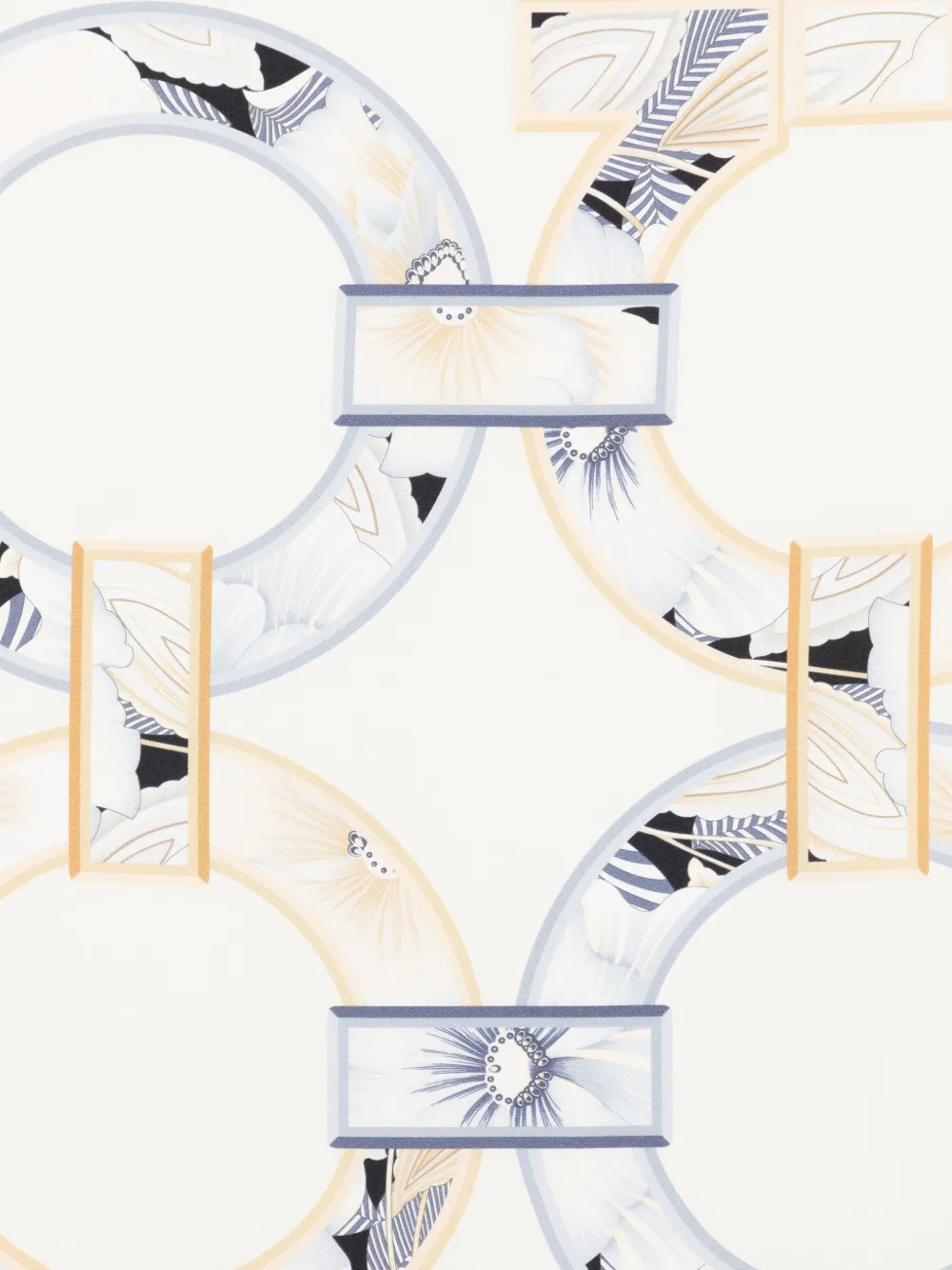  Ferragamo Logo-print Silk Scarf - Neutrals 