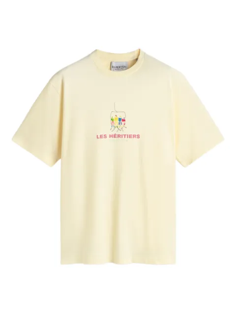 LES HÉRITIERS crew-neck T-shirt