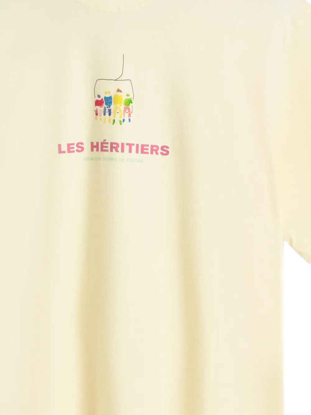 LES HÉRITIERS crew-neck T-shirt - Geel