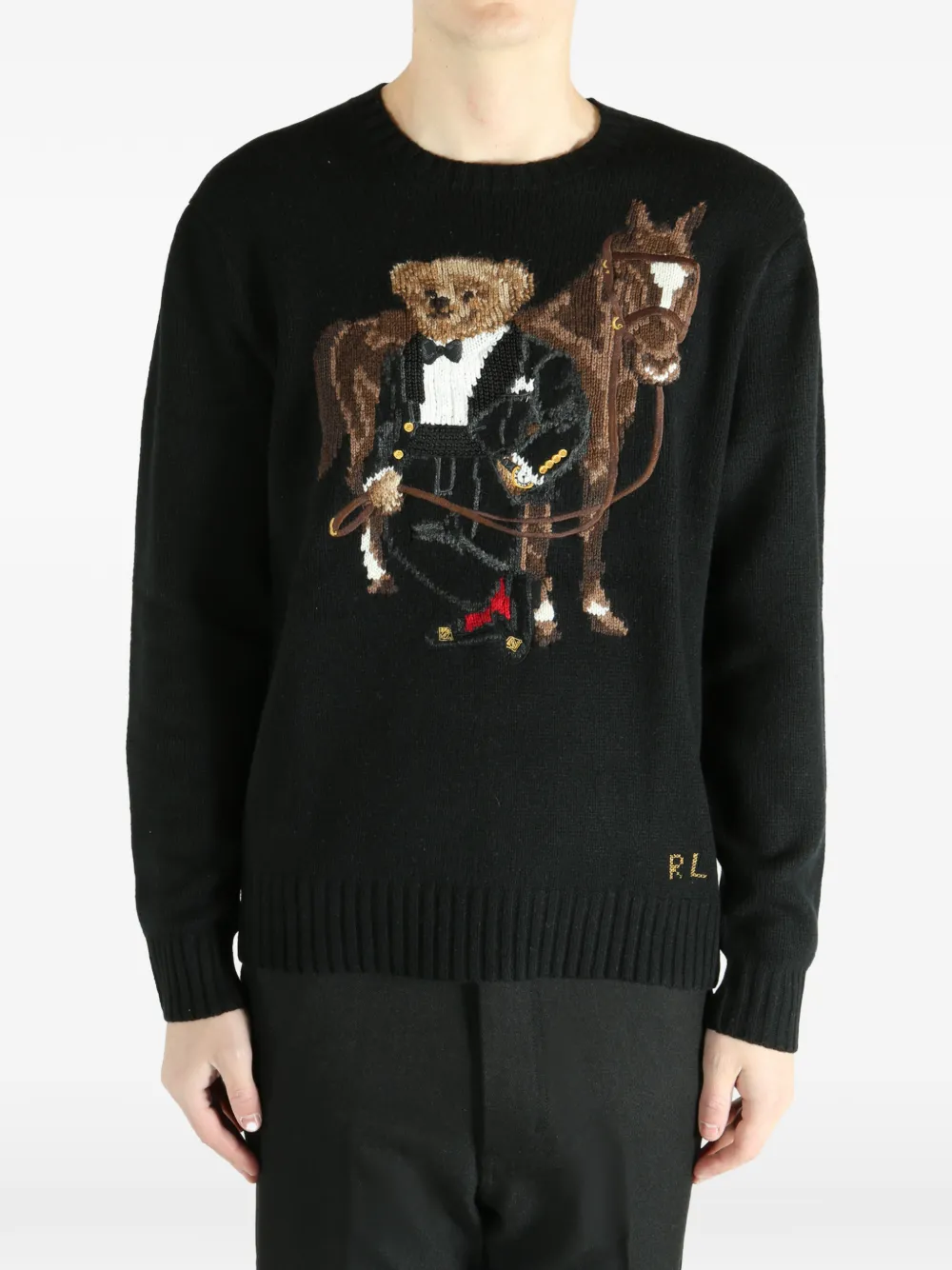 Polo Ralph Lauren crew-neck sweater - Zwart