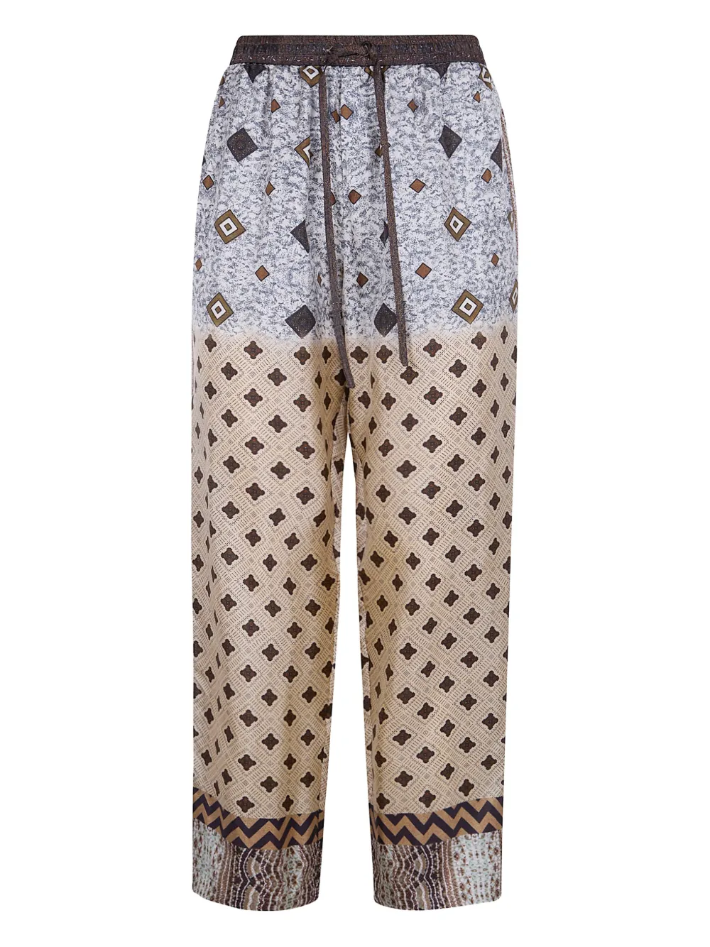 Pierre-Louis Mascia patterned trousers | Neutrals | Image 1