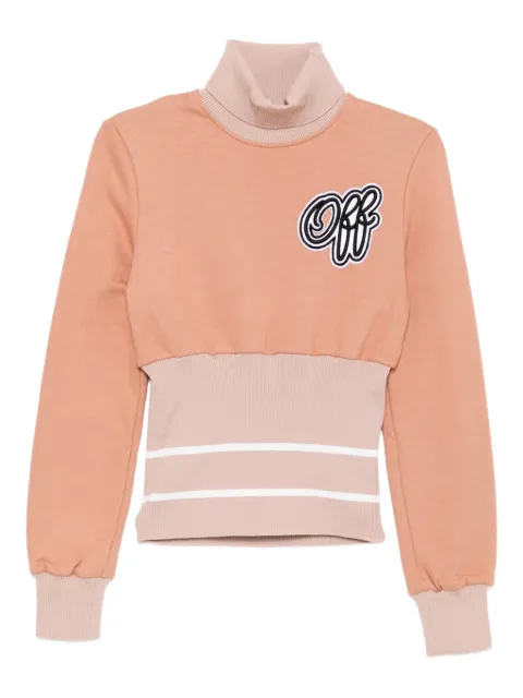 Off-White sweat Cheerleader côtelé