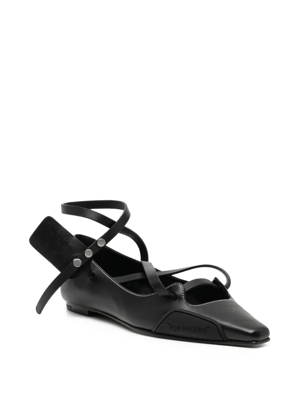 Off-White strap-detail pointed sandals | Sandalias planas | Image 2