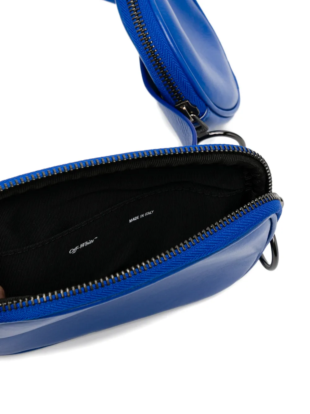 Off-White Crossbodytas met rits Blauw