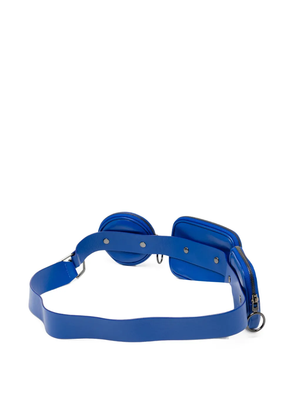  Off-white Zip Pouch Belt Bag - Blue 