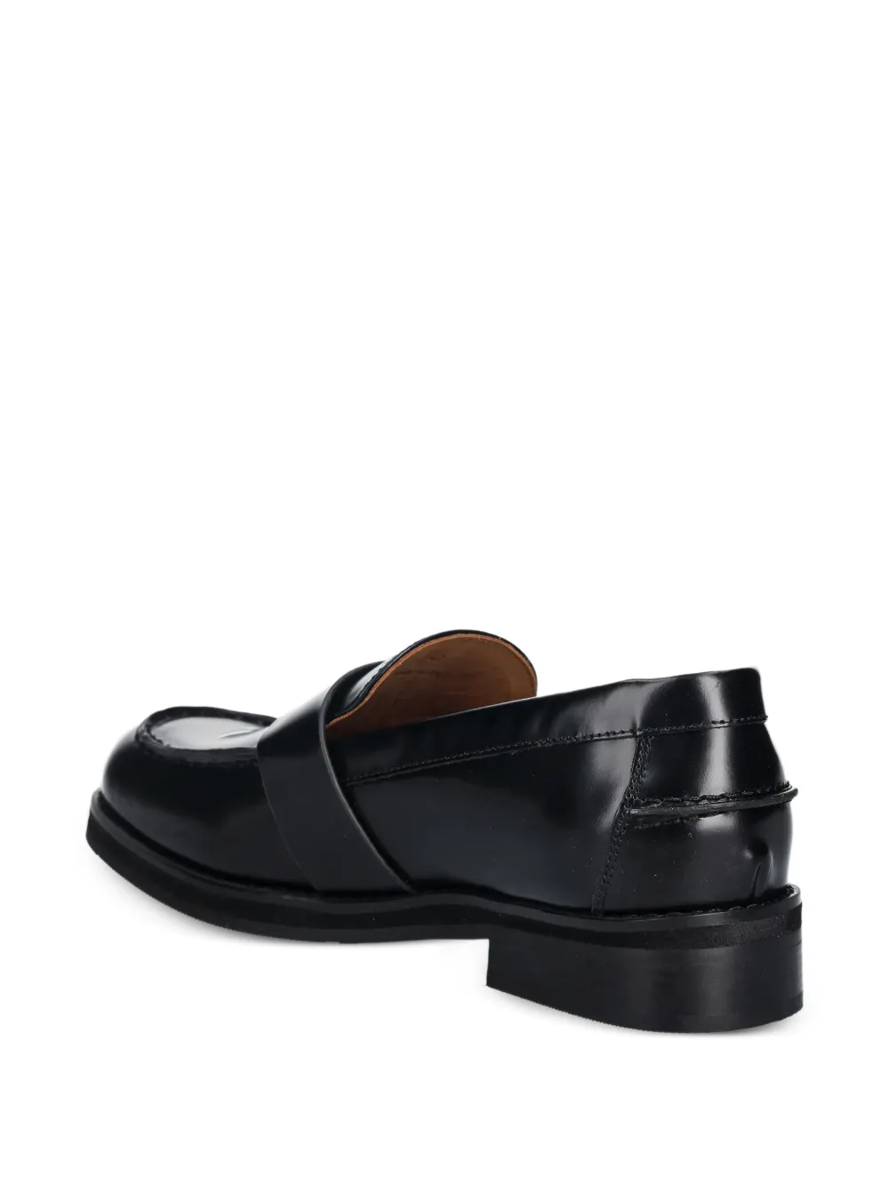 Trussardi Leren loafers Zwart