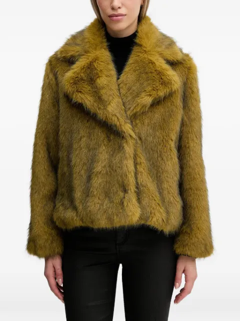 Sisley notched collar overcoat