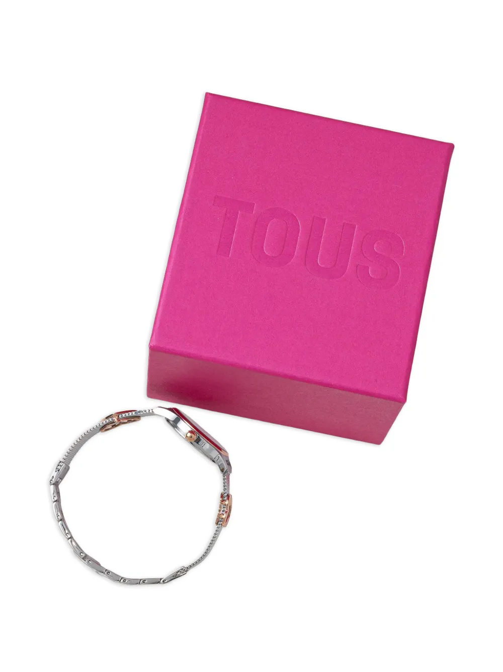 Tous Epic Icon Mesh 30mm Watch - White 