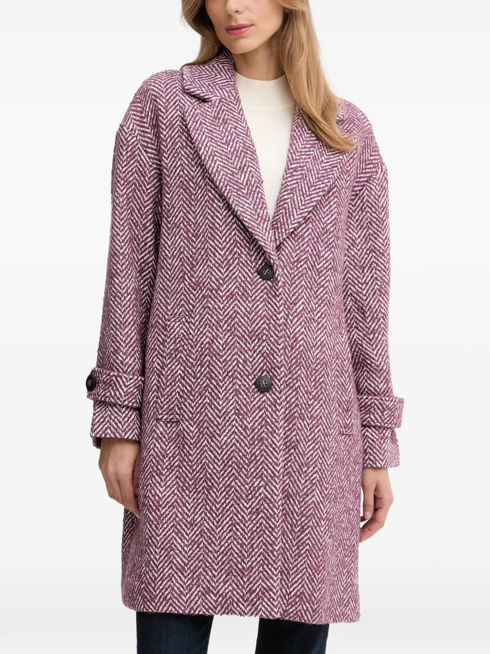 Benetton buttoned coat - Viola