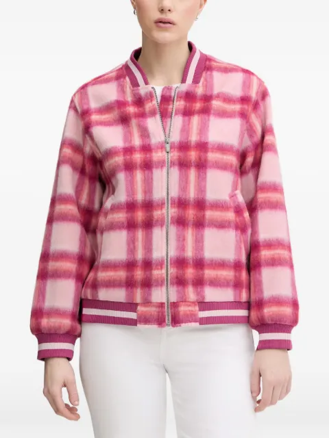 Benetton checked zip jacket