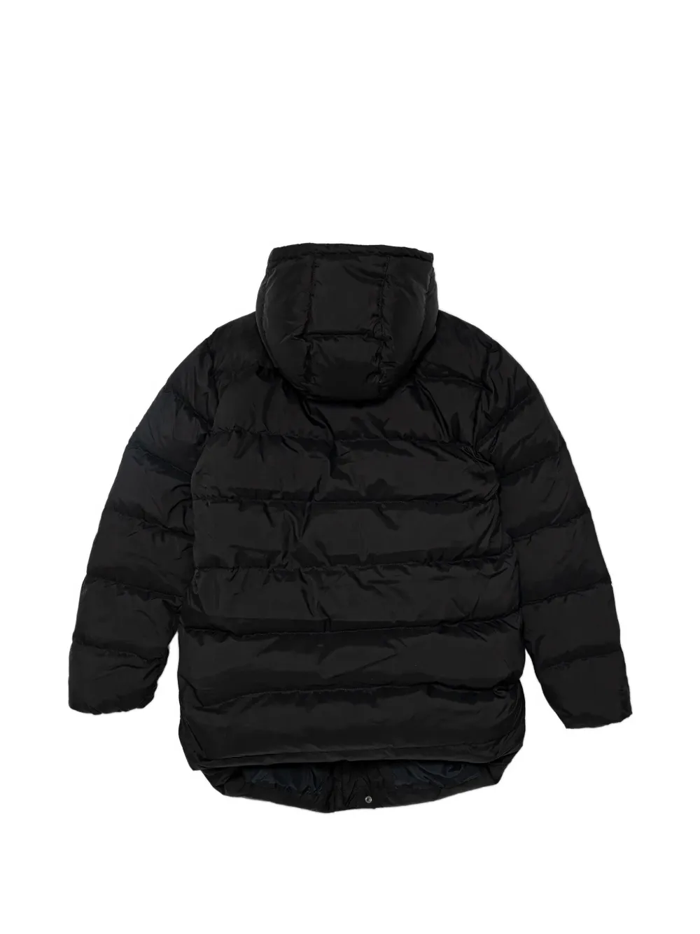  Benetton Hooded Padded Coat - Black 