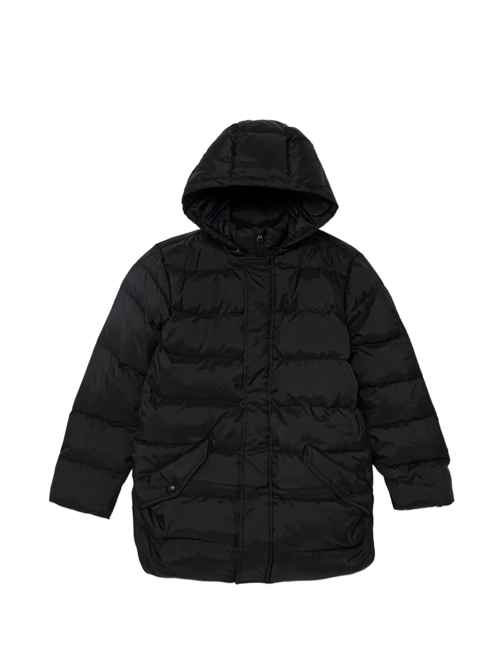 Benetton hooded padded coat - Nero